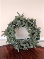 Wreath With Lights See Pictures