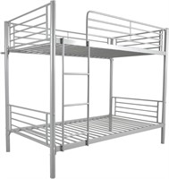 FCH Twin Bunk Bed  Metal Frame (WHITE)