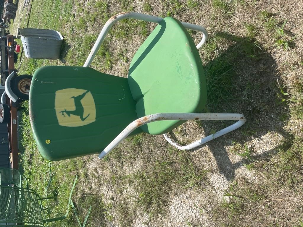 Antique metal yard Chair