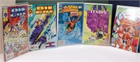 Lot of 5 Mixed Comics