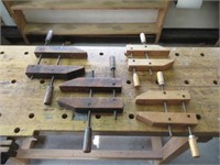 Wooden Clamps / Serre-joints en bois