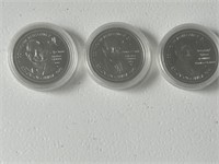 1978 Commonwealth Games Coins Lot of 3