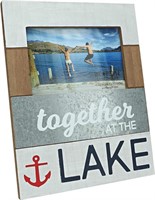 Together at The Lake - 4x6 Inch Horizontal Easel B