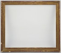 VINTAGE CHANNEL CARVED & GILT PAINTING FRAME