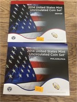 2014 Philadelphia and Denver mint sets