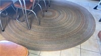 Round braided rug 8’ diam