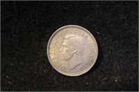 1940 United Kingdom 6 Pence Silver Coin