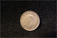 1947 Canada 10 Cent Silver Coin