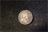 1907 Canada 5 Cent Silver Coin