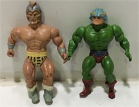 2 Action Figures-Lost World Warlord Man At Arms