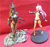 Anime Lot 2 Milim & Spawn Barbarian Action Figures