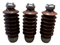 Group of 3 Electrical Insulators