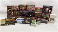 Large Lot Of Harley Davidson Christmas Ornaments