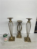 Decorative candlestick holders