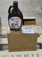 6-48oz chocolate syrup 7/25