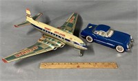 Tin Toys: Car, Comet Jetliner Plane