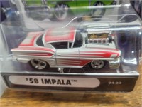 NEW Muscle Machines 1958 Impala 1:64 Scale