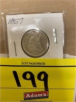 1857 SITTING QUARTER