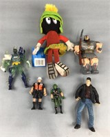 Action figures and plush