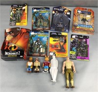 Action figures and toys