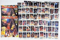 (2) 90-91 PANINI NBA BASKETBALL STICKER ALBUM