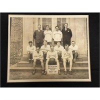 1927 Basketball Team Cabinet Photo 8x10