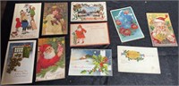 Vintage Christmas Themed Post Cards