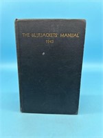 1943 The Bluejacket's Manual HC Book