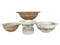 Pyrex Sandalwood/Tan Cinderella Nesting Bowls