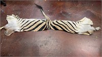 AFRICAN ZEBRA BACK HIDE WITH TAIL