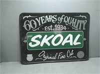 Skoal metal sign