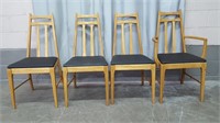 4 ASH DINING CHAIRS