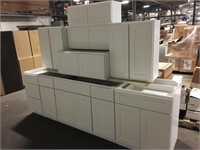 Arctic White Kitchen Cabinet Starter Set