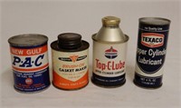 LOT OF 4 CYLINDER & GASKIT 4 OZ CANS