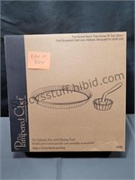 Pampered Chef Tart Pan With Fluting Tool