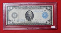 1914 $100 Federal Reserve Note NY, NY Large Size