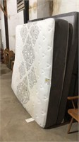 King mattress/ split box springs / frame