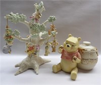 Lenox Winnie the Pooh Honey Pot & Christmas Tree