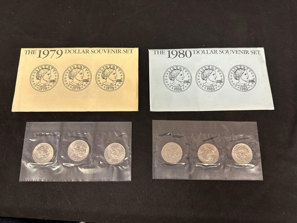 1979 & 1980 Susan B. Anthony Coin Sets