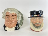 Royal Doulton Toby Jugs 7.5" - "Beefeaters" & More