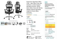 W5242  ErgoMax Executive Night Chair - High Backre
