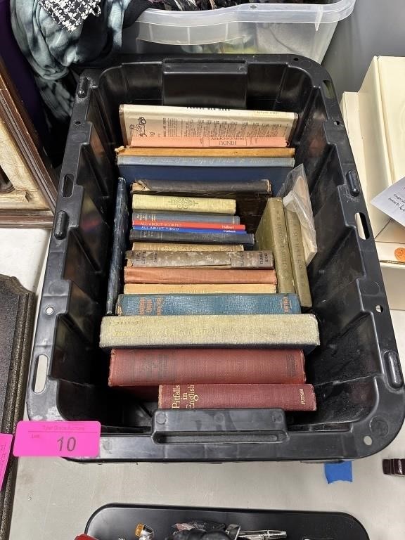 LOT OF VINTAGE & ANTIQUE BOOKS