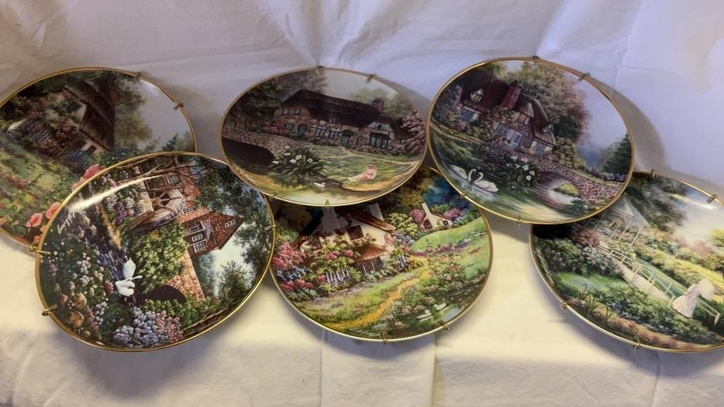 Franklin Mint Decorative Plates (6)