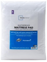 SM4150  Mainstays Waterproof Mattress Pad, King