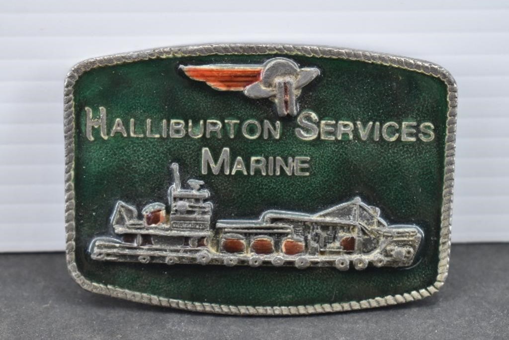 1984 Halliburton Services Million Mile Club Buckle
