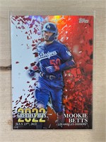 Mookie Betts 2023 Greatest Hits Insert