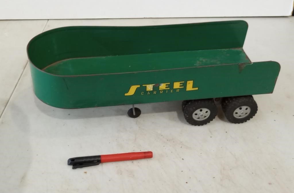 Vintage Tonka Toys Steel Carrier Trailer