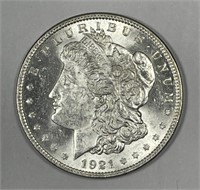 1921 Morgan Silver $1 Brilliant Uncirculated BU