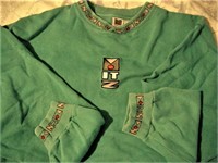 Vtg Large Bulky Sweater ZIT XL Green
