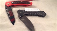2 belt flip knife one is new in box 3" and 3.5"